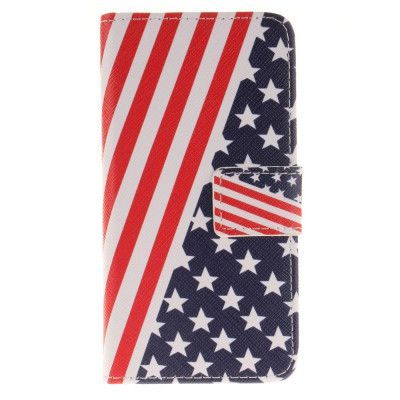 Plånboksfodral till iPhone 7 - Stripes and Stars