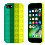 Pop it Fidget Multicolor Skal iPhone 7/8/SE 2020 - Mörk Grön