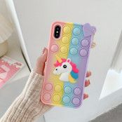 Pop it Fidget Skal iPhone 7/8/SE 2020/SE 2022 - Unicorn