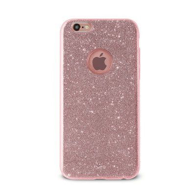 Puro iPhone 7 Glitter Mobilskal - Rose Gold