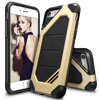 Ringke Double Layer Armor Tough Skal till iPhone 7 - Gold