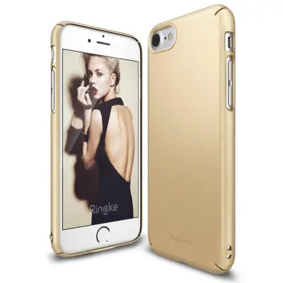 Ringke Slim Skal till Apple iPhone 7 - Gold