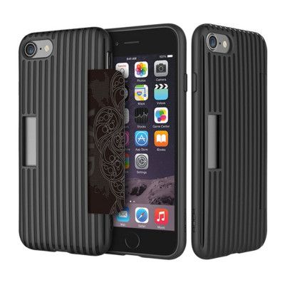 Rock flexicase skal till iPhone 7/8/SE 2020 - Svart