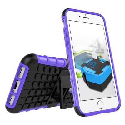 Rugged Armour Mobilskal till iPhone 7 - Lila/Svart