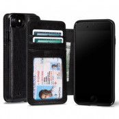 Sena Wallet Äkta Läder Plånboksfodral till iPhone 7 - Svart