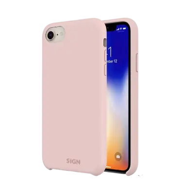 SiGN iPhone 7/8/SE (2020/2022) Skal Liquid Silicone - Rosa