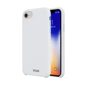 SiGN iPhone 7/8/SE (2020/2022) Skal Liquid Silicone - Vit