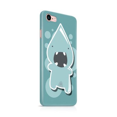 Skal till Apple iPhone 7 - Argt Bubbelmonster - Blå