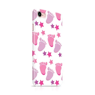 Skal till Apple iPhone 7 - Babyfötter - Rosa