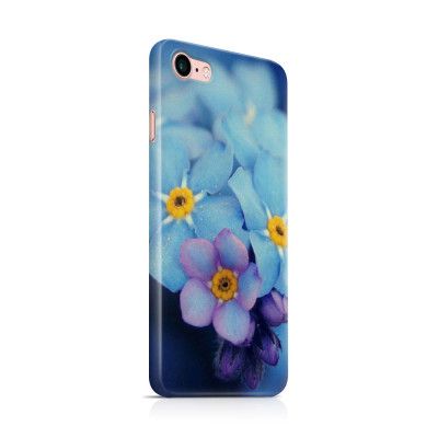 Skal till Apple iPhone 7 - Blå blommor