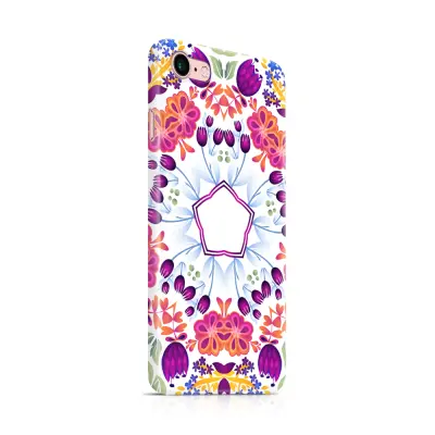 Skal till Apple iPhone 7 - Blommor Hexagon