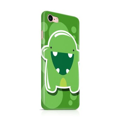 Skal till Apple iPhone 7 - Bubbelmonster - Grön