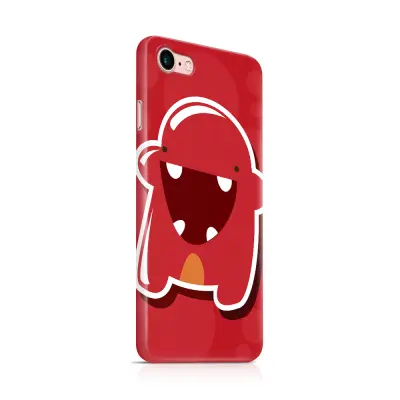 Skal till Apple iPhone 7 - Bubbelmonster - Röd