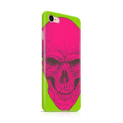 Skal till Apple iPhone 7 - Dödskalle - Magenta