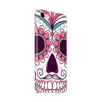 Skal till Apple iPhone 7 - Glad dödskalle - Rosa