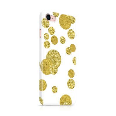 Skal till Apple iPhone 7 - Guldkonfetti