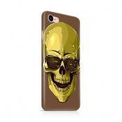 Skal till Apple iPhone 7 - Hipster Skull Gul