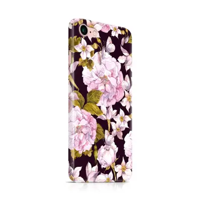 Skal till Apple iPhone 7 - Hortensia - Svart