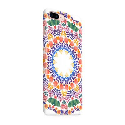 Skal till Apple iPhone 7 Plus - Blommor Cirkel