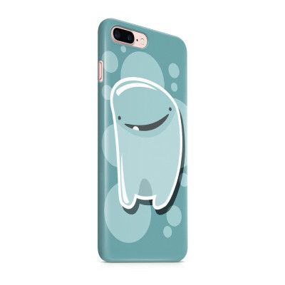 Skal till Apple iPhone 7 Plus - Bubbelmonster - Blå