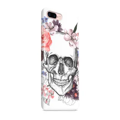 Skal till Apple iPhone 7 Plus - Dödskallar rosor