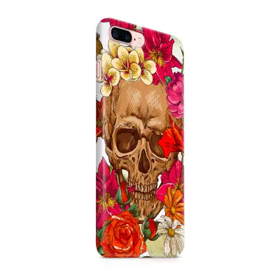 Skal till Apple iPhone 7 Plus - Dödskalle - Day of the dead