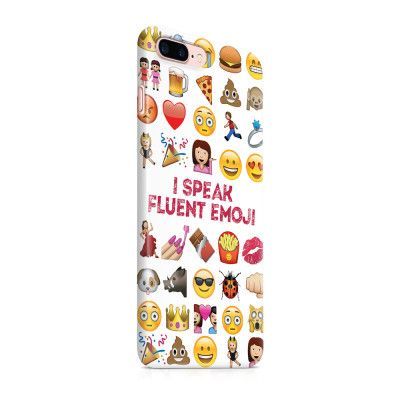 Skal till Apple iPhone 7 Plus - Emoji - Flicka