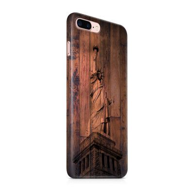 Skal till Apple iPhone 7 Plus - Frihetsgudinnan trä