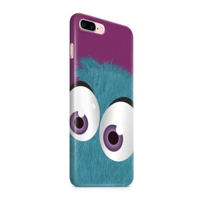 Skal till Apple iPhone 7 Plus - Fuzzy monster - Blå