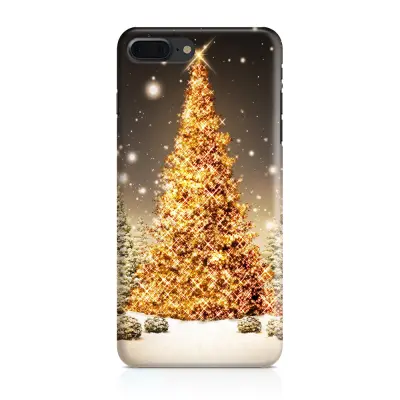 Skal till Apple iPhone 7 Plus - Glimmrande Julgran