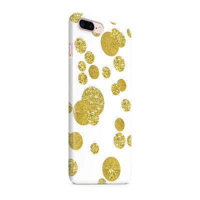 Skal till Apple iPhone 7 Plus - Guldkonfetti