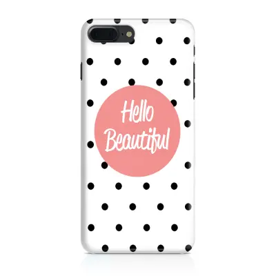 Skal till Apple iPhone 7 Plus - Hello Beautiful - Rosa