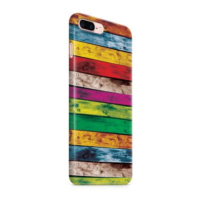 Skal till Apple iPhone 7 Plus - Mönster - Vit/Lila