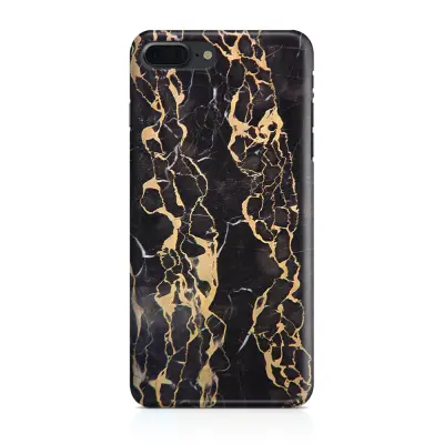 Skal till Apple iPhone 7 Plus - Marble - Svart