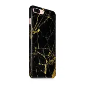 Skal till Apple iPhone 7 Plus - Marble - Svart/Guld