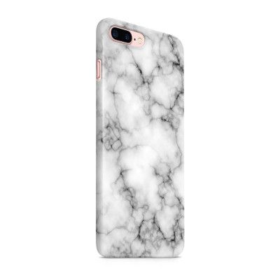 Skal till Apple iPhone 7 Plus - Marble - Vit/Svart
