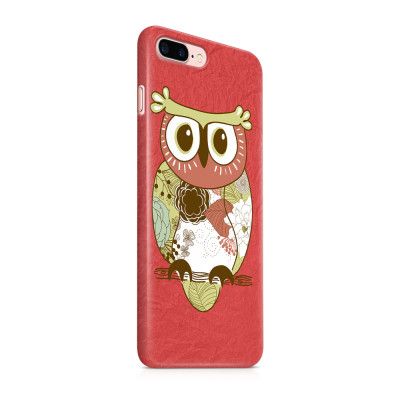 Skal till Apple iPhone 7 Plus - Orientalisk uggla - Blå