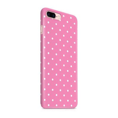 Skal till Apple iPhone 7 Plus - Polka - Lila