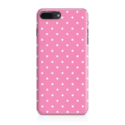 Skal till Apple iPhone 7 Plus - Polka - Lila