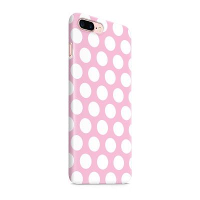 Skal till Apple iPhone 7 Plus - Polka - Rosa