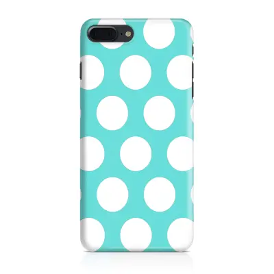 Skal till Apple iPhone 7 Plus - Polka - Turkos