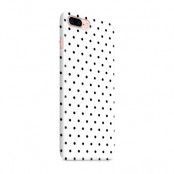 Skal till Apple iPhone 7 Plus - Polka - Vit