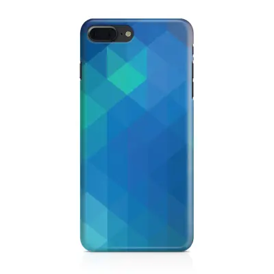 Skal till Apple iPhone 7 Plus - Polygon - Blå