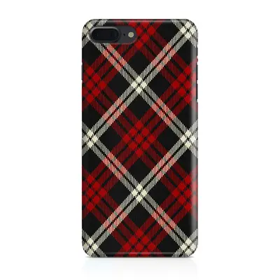 Skal till Apple iPhone 7 Plus - Rutig - Röd