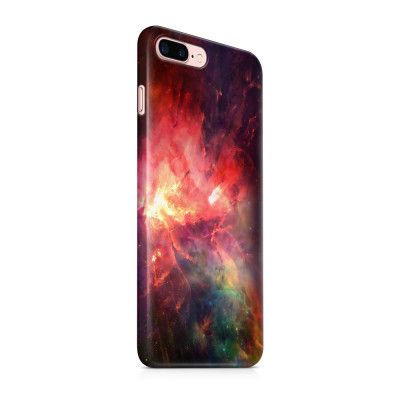 Skal till Apple iPhone 7 Plus - Rymden - Röd