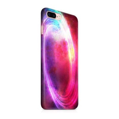 Skal till Apple iPhone 7 Plus - Rymden - Röd/Lila