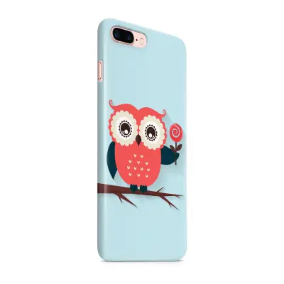 Skal till Apple iPhone 7 Plus - Ugglor - You make me happy