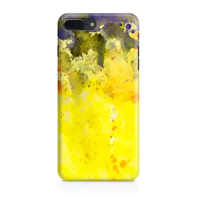 Skal till Apple iPhone 7 Plus - Vattenfärg - Gul