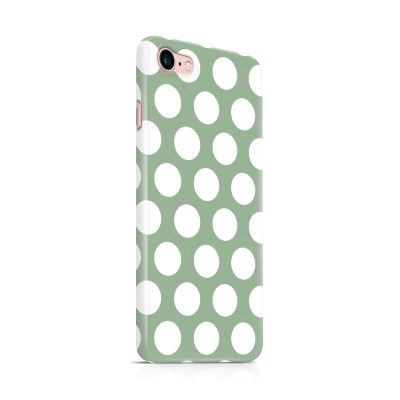 Skal till Apple iPhone 7 - Polka - Grön