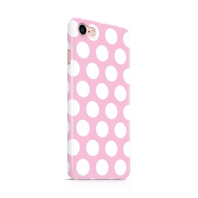 Skal till Apple iPhone 7 - Polka - Rosa